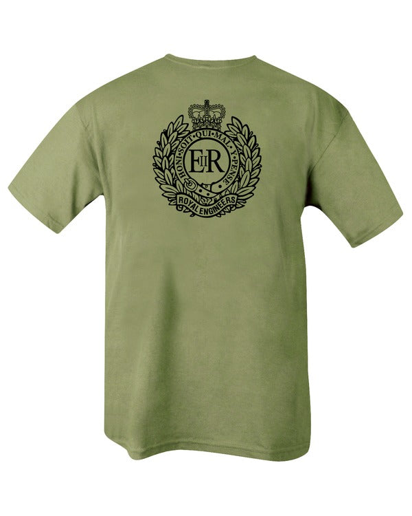 Kombat UK Royal Engineers T-shirt - Olive Green