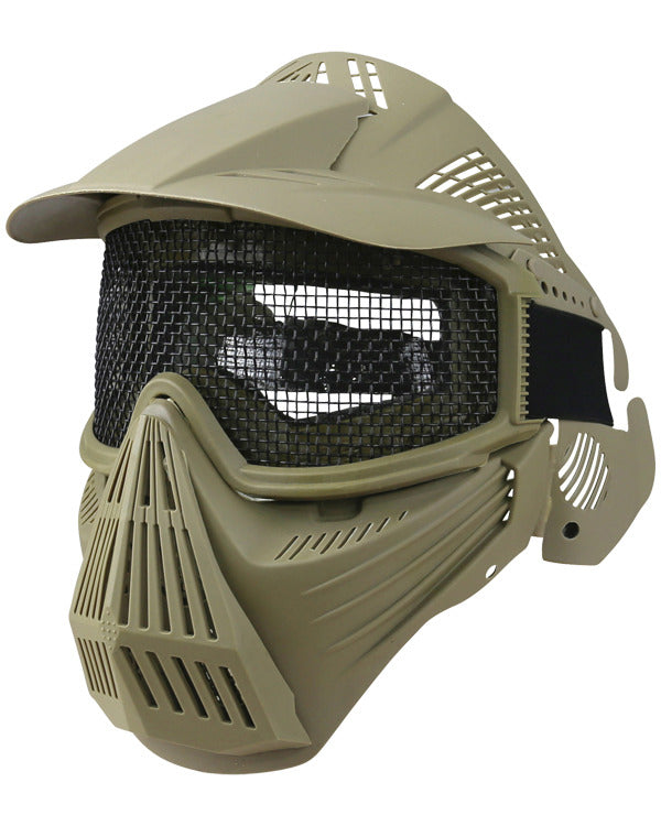 Kombat UK Full Face Mesh Mask - Coyote