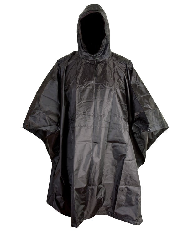 Kombat UK US Style Poncho - Black