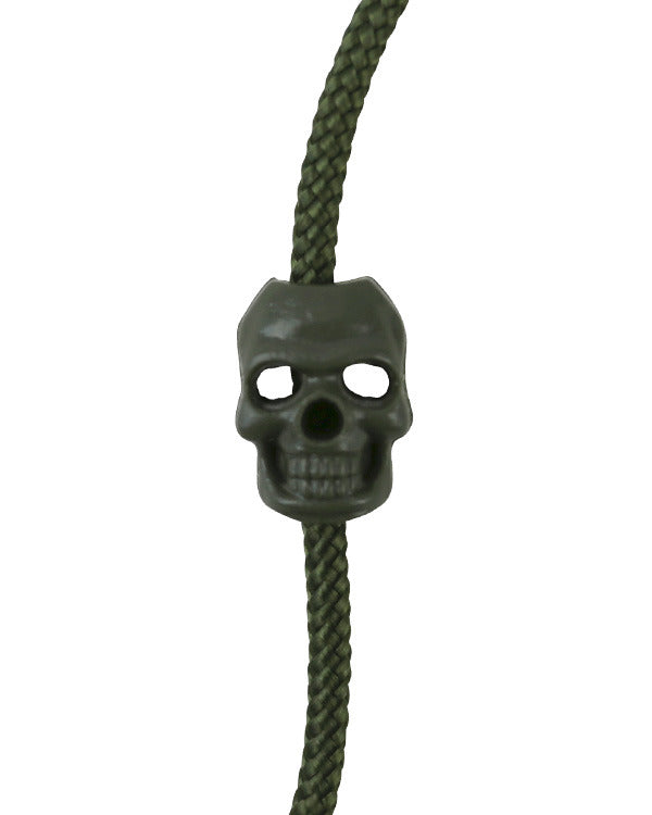 Kombat UK Skull Cord Stoppers - Olive Green