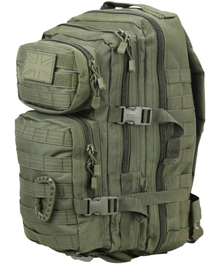 Kombat UK Small Molle Assault Pack 28 Litre Olive Green