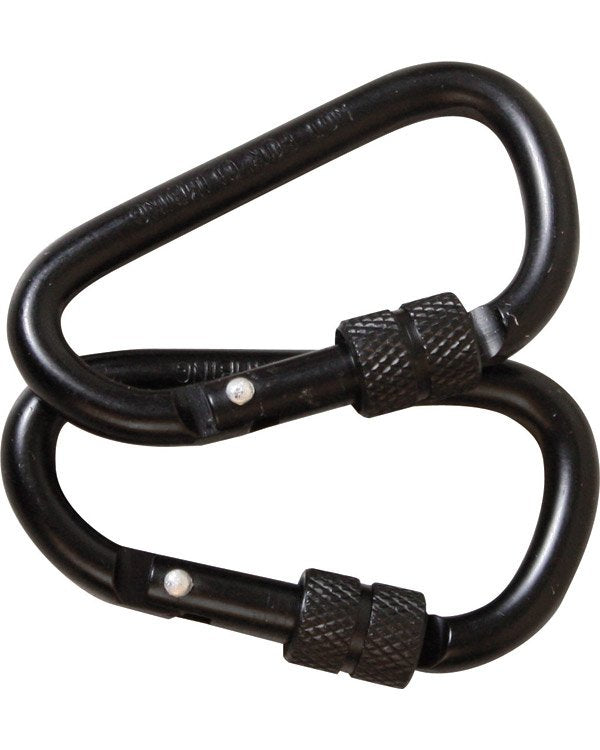 Kombat UK Locking Carabiner Pairs - 8mm