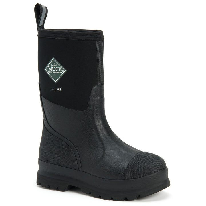 Muck Boots Chore Classic Mid Patterned Wellington Black 4