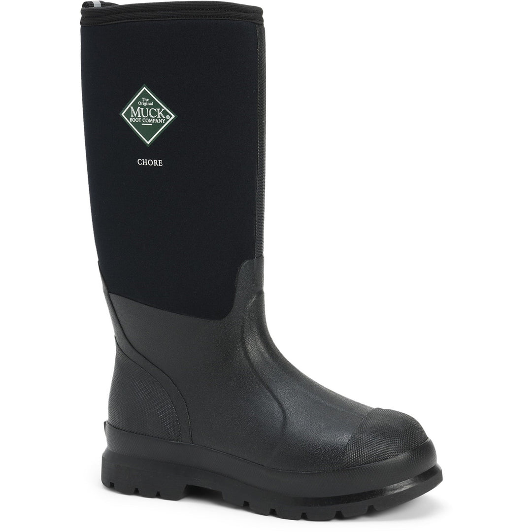 Muck Boots Chore Classic Hi Patterned Wellington Black