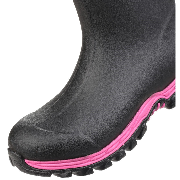 Muck Boots MB Arctic Sport II Tall Wellingtons Black Pink 3