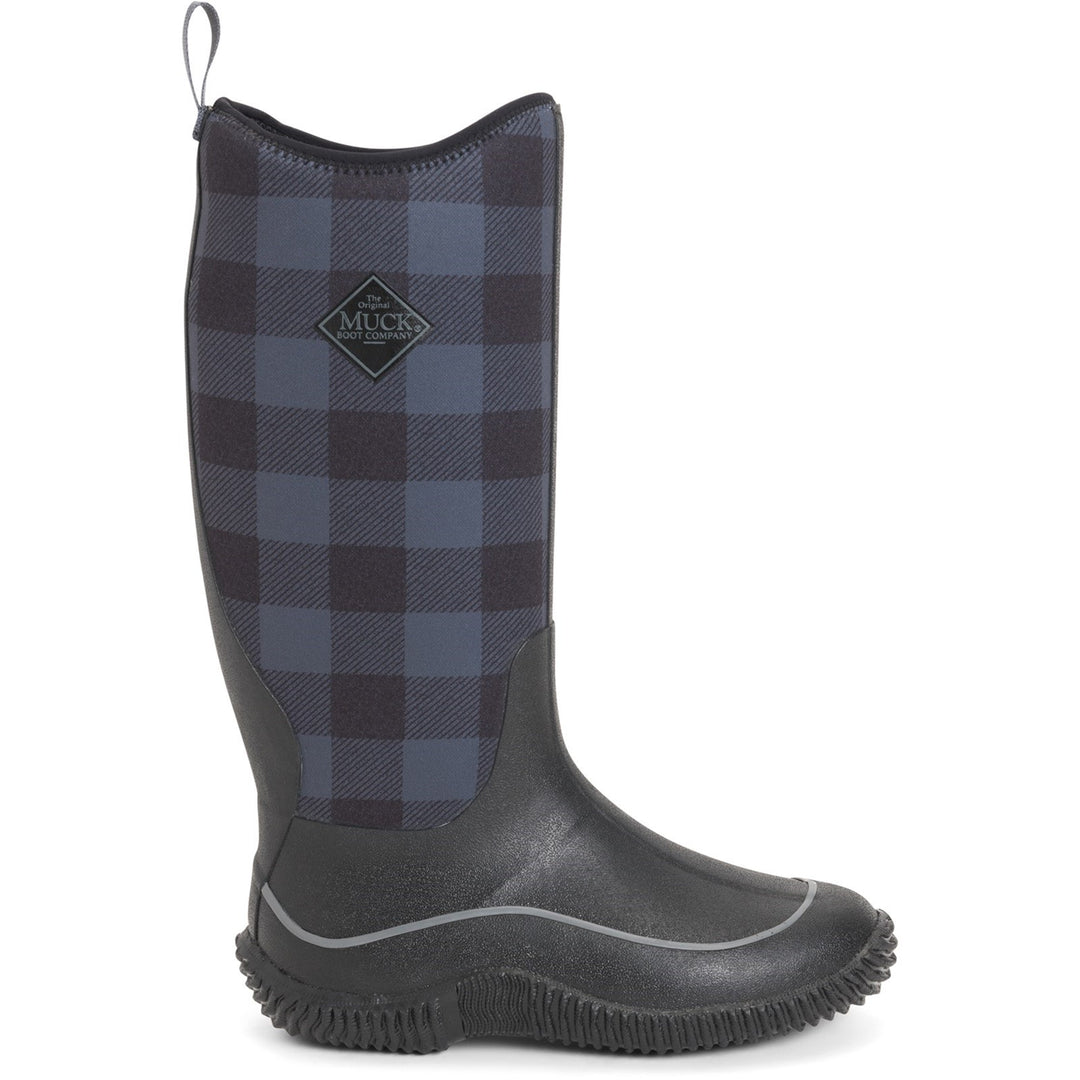 Muck Boots Hale Wellington Black Grey Plaid 3