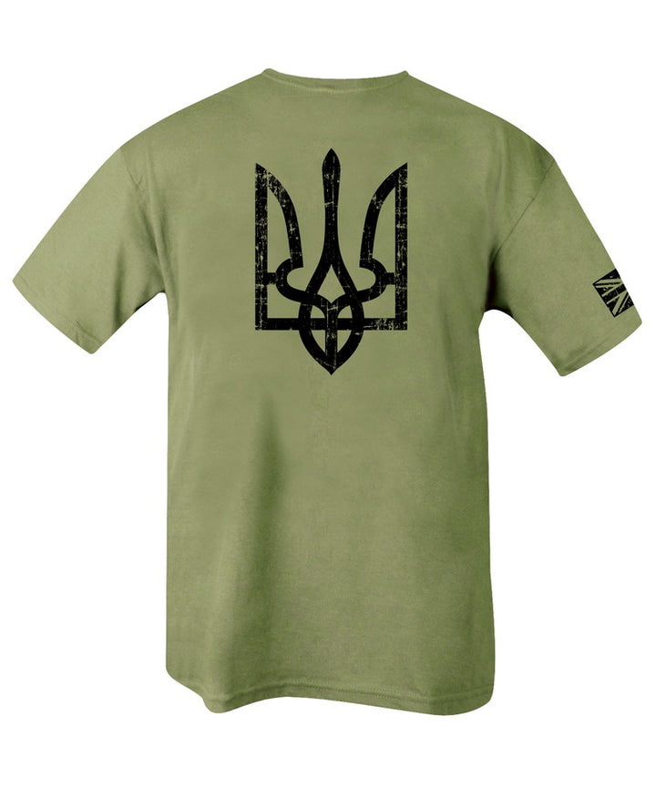 Kombat UK Ukraine T-Shirt - Olive Green