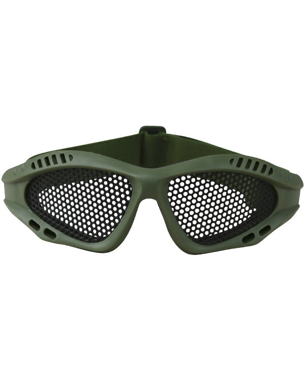 Kombat UK Tactical Mesh Glasses - Olive Green