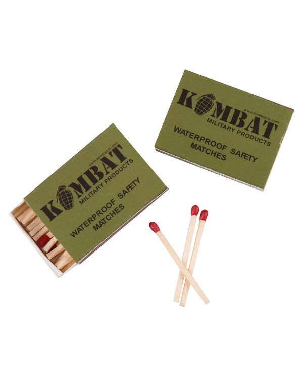 Kombat UK Waterproof Matches (Pack of Four)