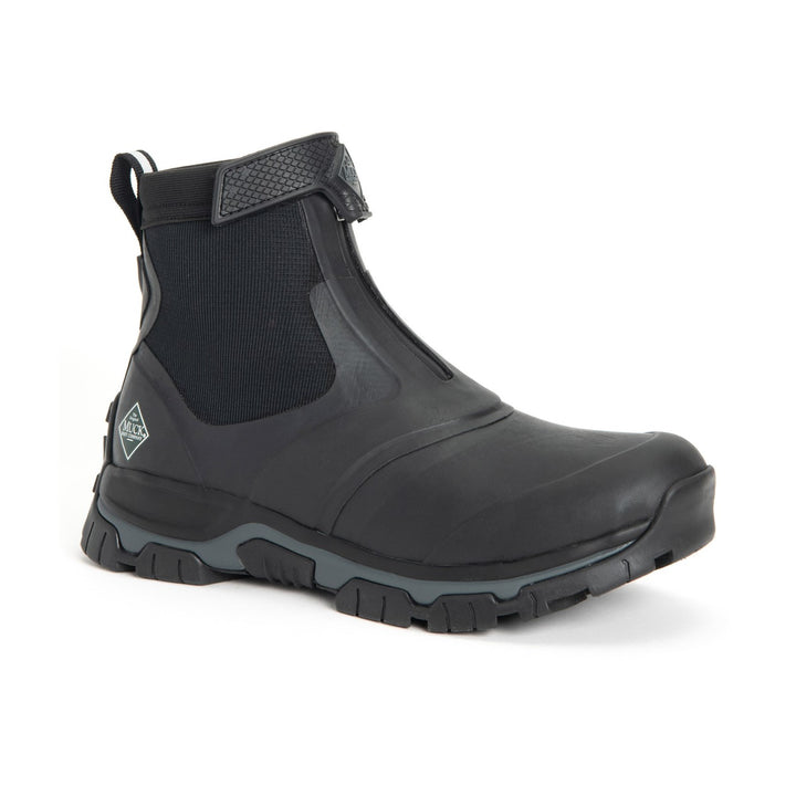 Muck Boots Apex Mid Zip Wellingtons Black Dark Shadow 6