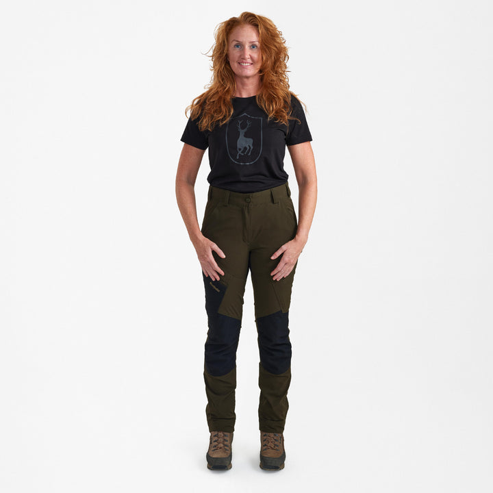 Deerhunter Lady Northward Trousers Bark Green/Black