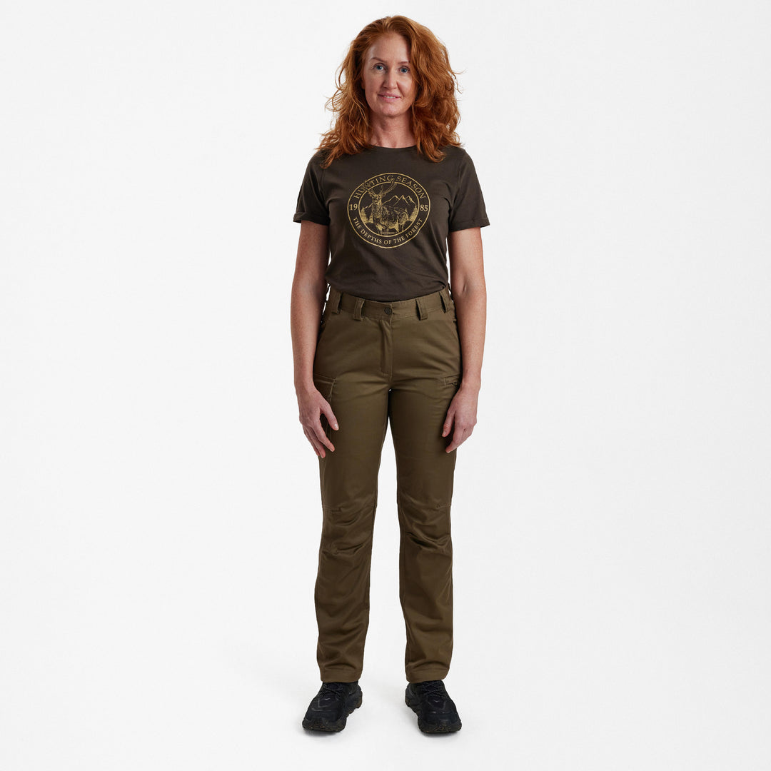 Deerhunter Lady Traveler Trousers Hickory 34