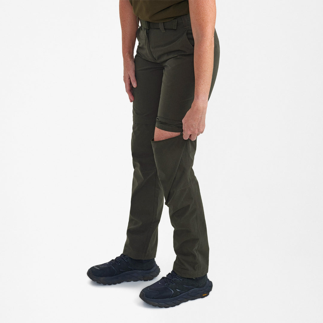 Deerhunter Lady Slogen Zip-Off Trousers Timber