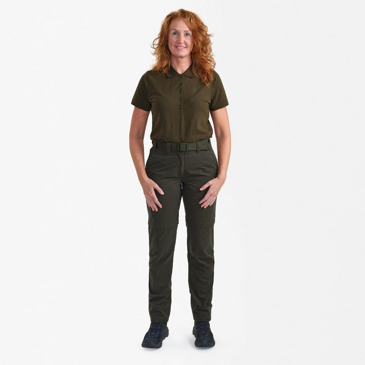 Deerhunter Lady Slogen Zip-Off Trousers Timber 34