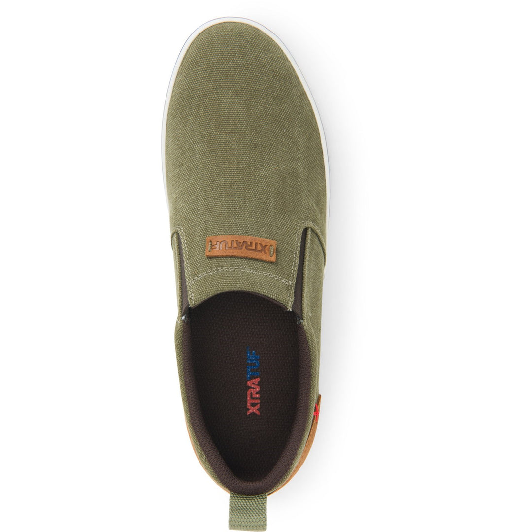 Xtratuf Sharkbyte Canvas Deck Shoe TAUPE 7.5