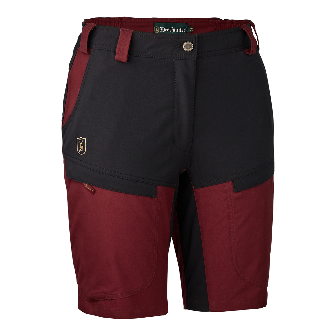 Deerhunter Lady Ann Shorts Oxblood Red