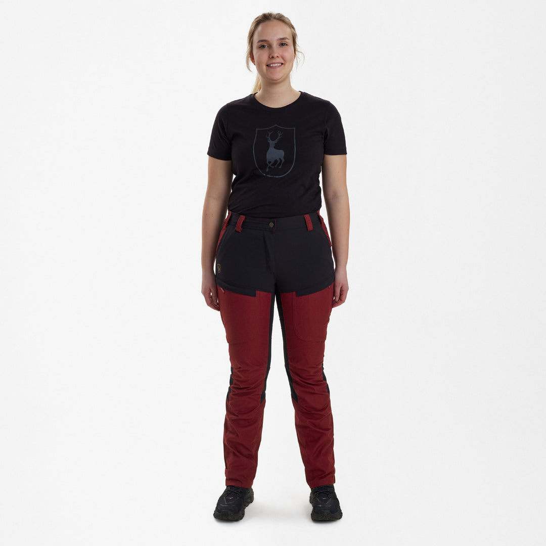 Deerhunter Lady Ann Trousers Oxblood Red 36