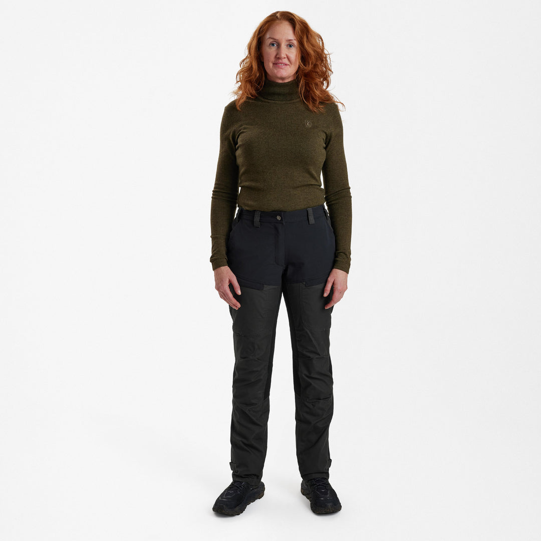 Deerhunter Lady Ann Trousers with membrane Black Ink 36