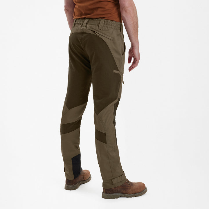 Deerhunter Rogaland Stretch Trousers with contrast Driftwood