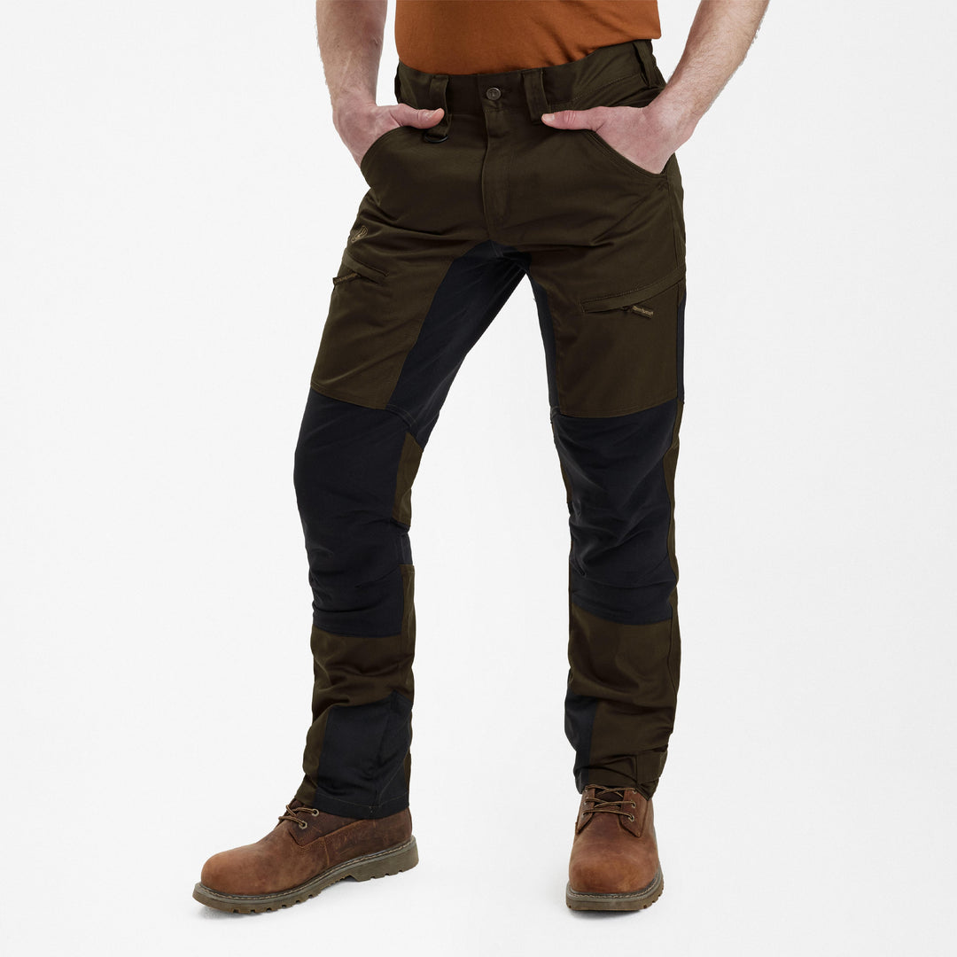 Deerhunter Rogaland Stretch Trousers with contrast Fallen Leaf