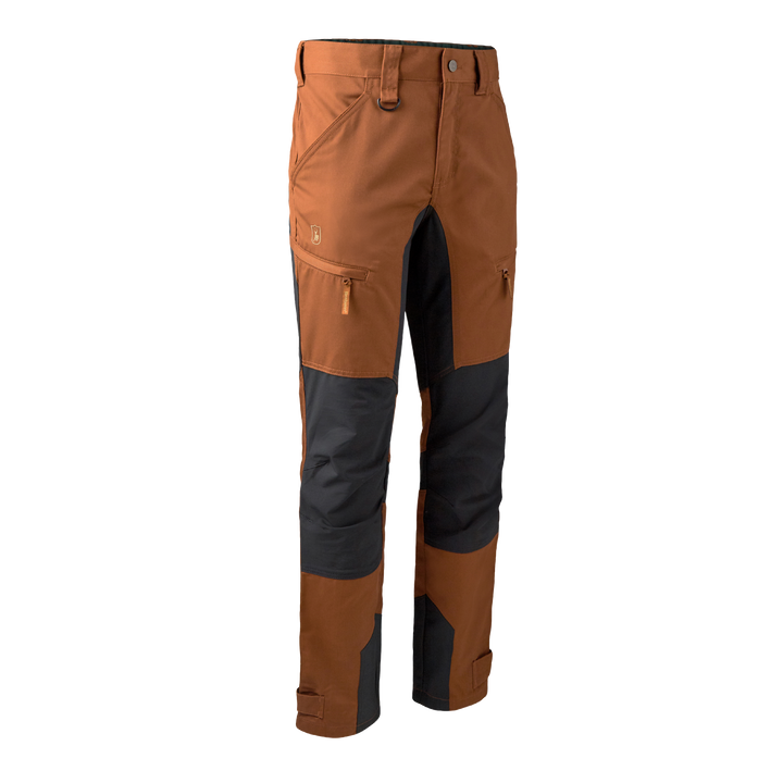 Deerhunter Rogaland Stretch Trousers with contrast Burnt Orange 48