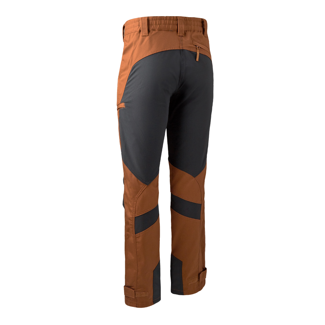 Deerhunter Rogaland Stretch Trousers with contrast Burnt Orange