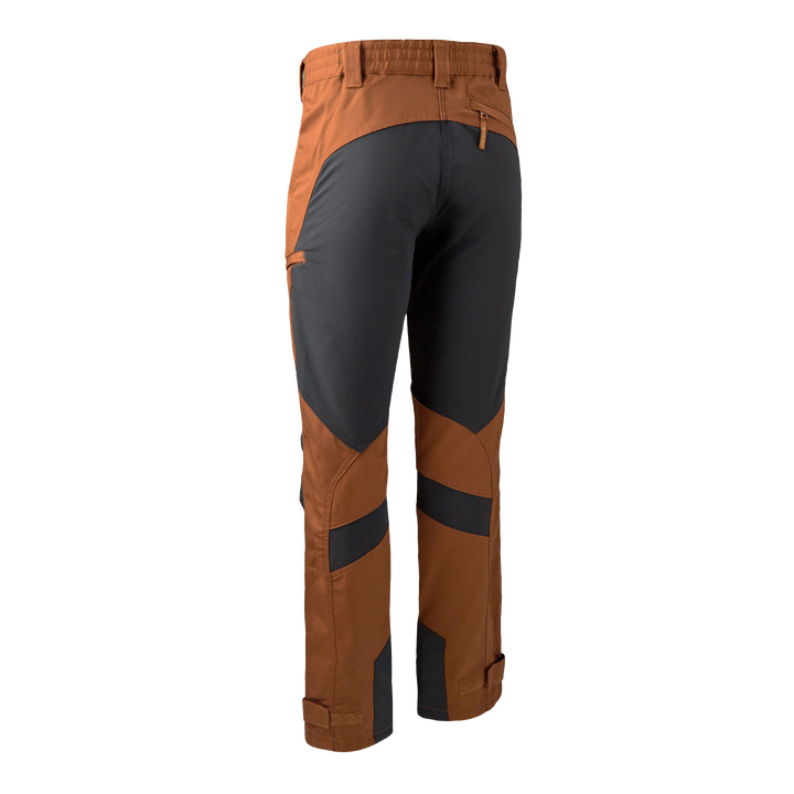 Deerhunter Rogaland Stretch Trousers with contrast Burnt Orange