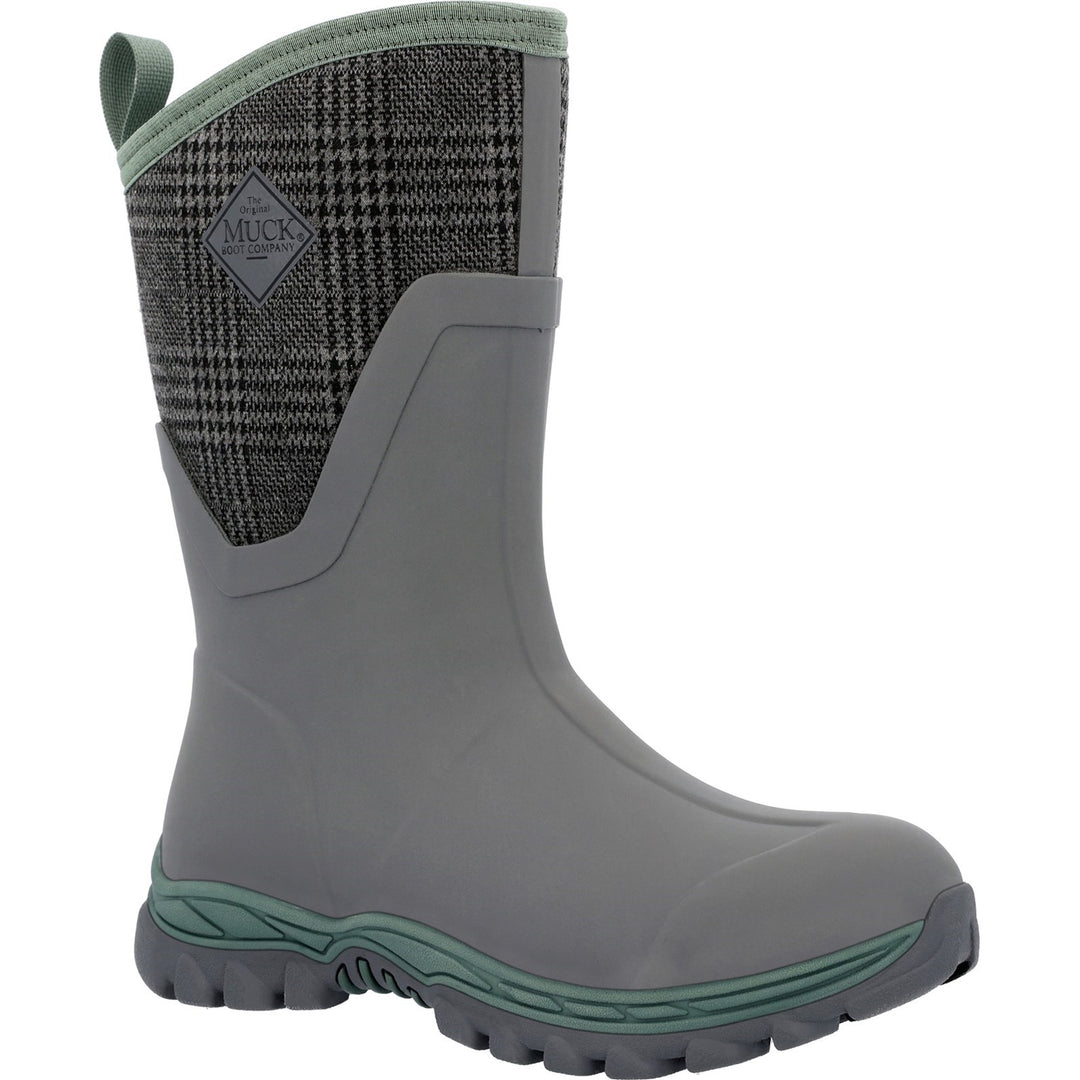 Muck Boots Arctic Sport II Mid Boot Grey Plaid 3