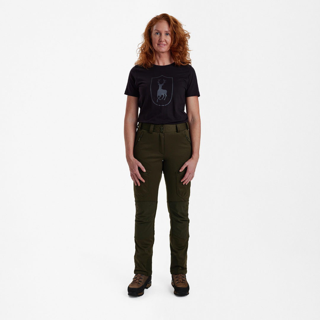 Deerhunter Lady Excape Softshell Trousers Art Green