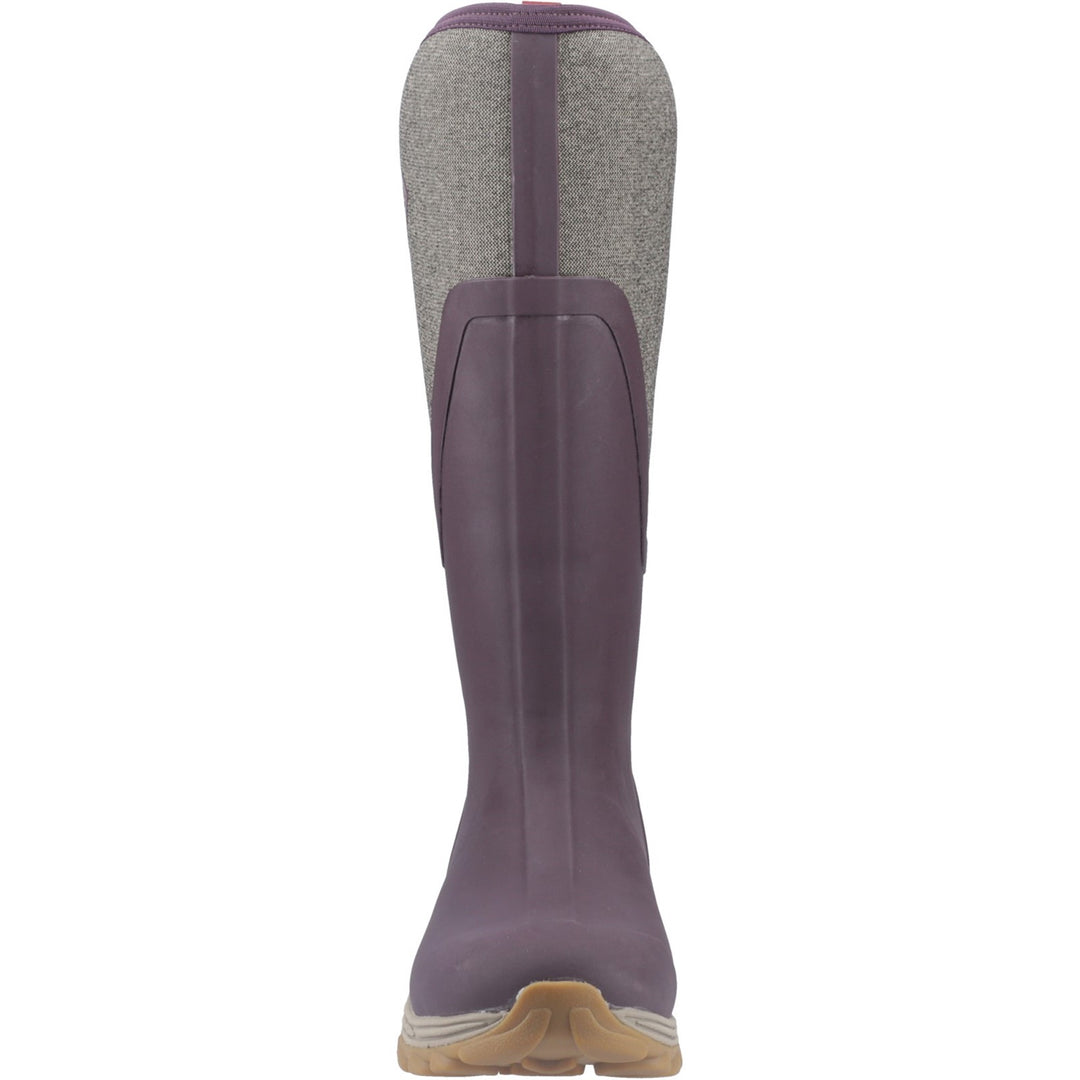 Muck Boots Arctic Sport II Tall Wellington Wine Herringbone 3