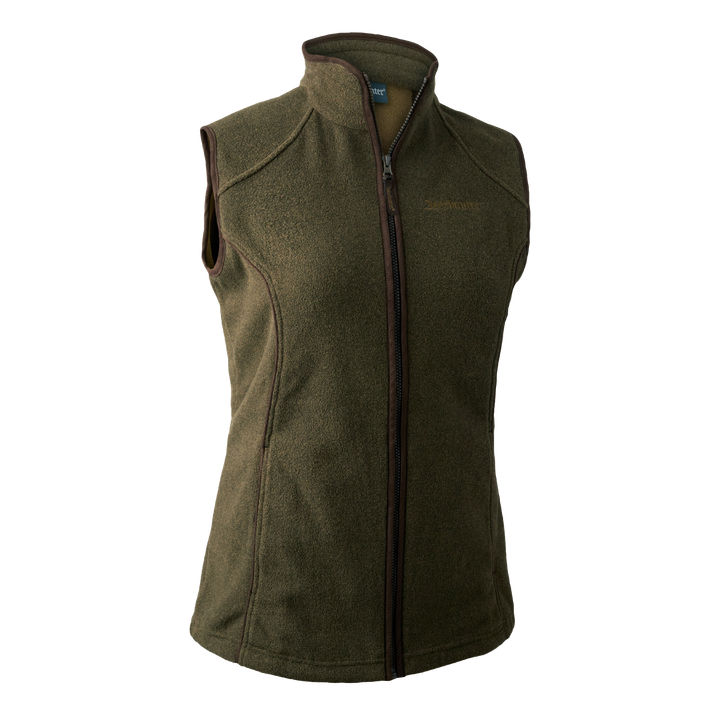 Deerhunter Lady Josephine Fleece Waistcoat Graphite Green