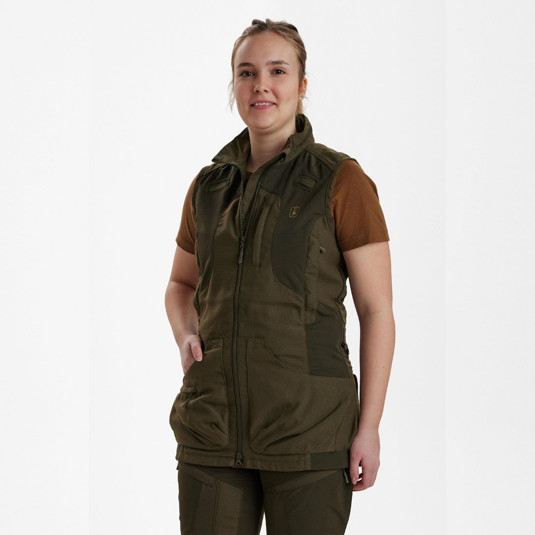 Deerhunter Lady Ann Extreme Waistcoat Palm Green