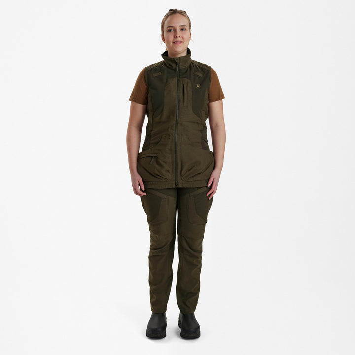 Deerhunter Lady Ann Extreme Waistcoat Palm Green