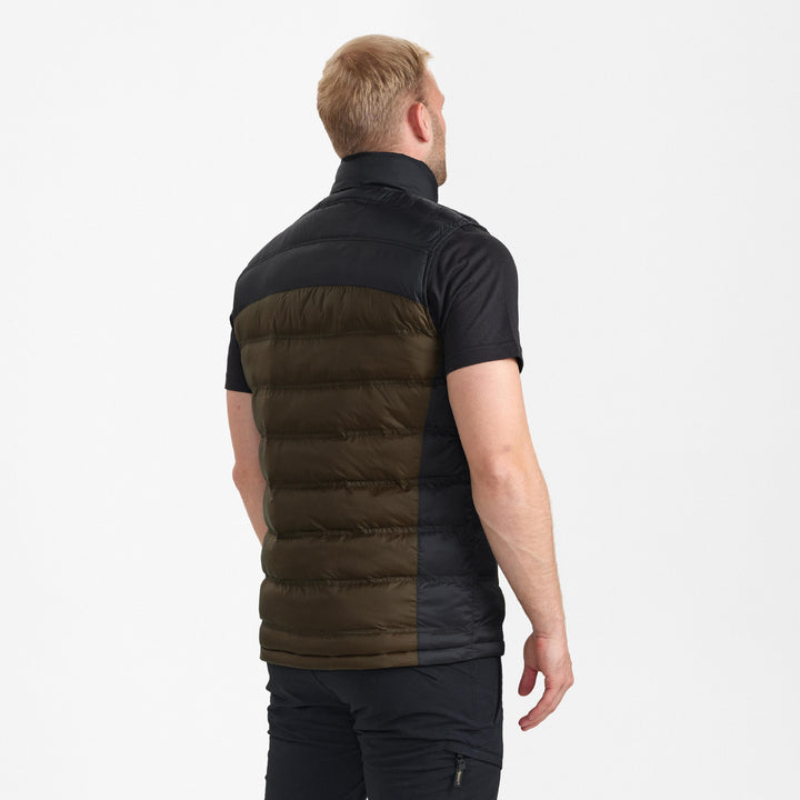 Deerhunter Northward Padded Waistcoat Chestnut Brown