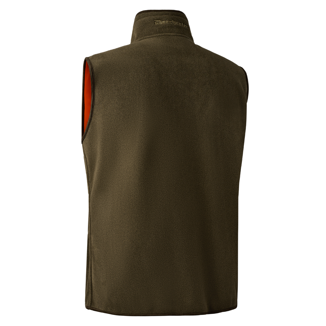 Deerhunter Gamekeeper Reversible Fleece Waistcoat Safety Orange 2XL