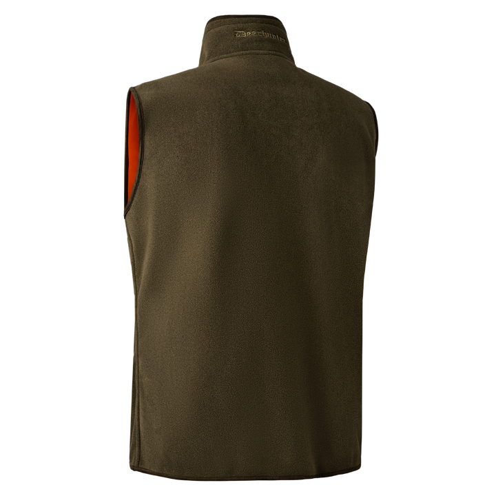 Deerhunter Gamekeeper Reversible Fleece Waistcoat Safety Orange 2XL