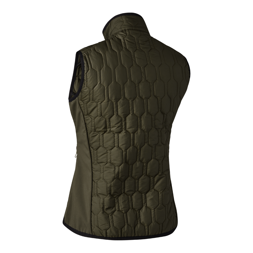 Deerhunter Lady Mossdale Quilted Waistcoat Forest Green