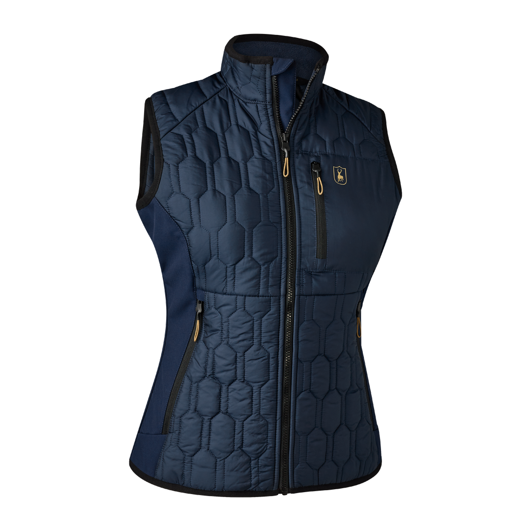 Deerhunter Lady Mossdale Quilted Waistcoat Dress Blues