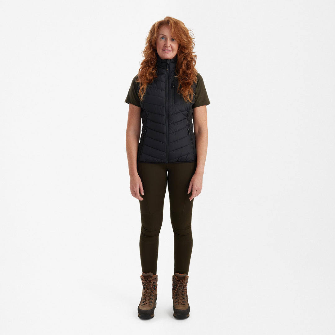 Deerhunter Lady Caroline Padded Waistcoat Black