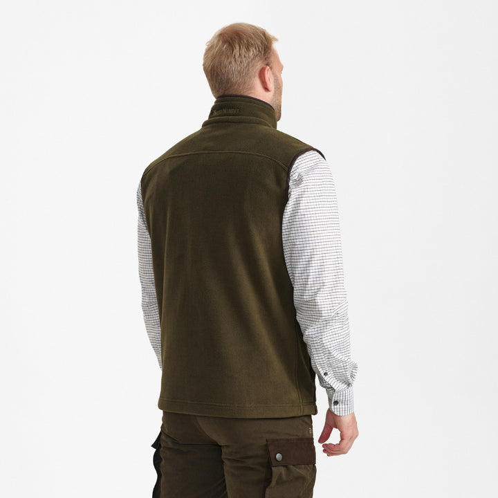 Deerhunter Eagle Fleece waistcoat Tarmac Green