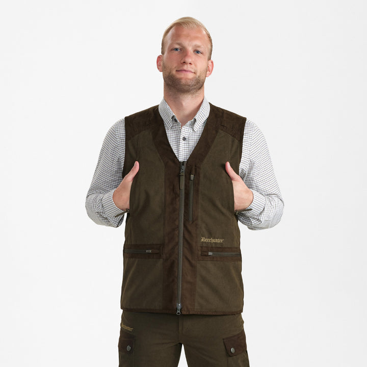 Deerhunter Eagle Waistcoat Tarmac Green 2XL