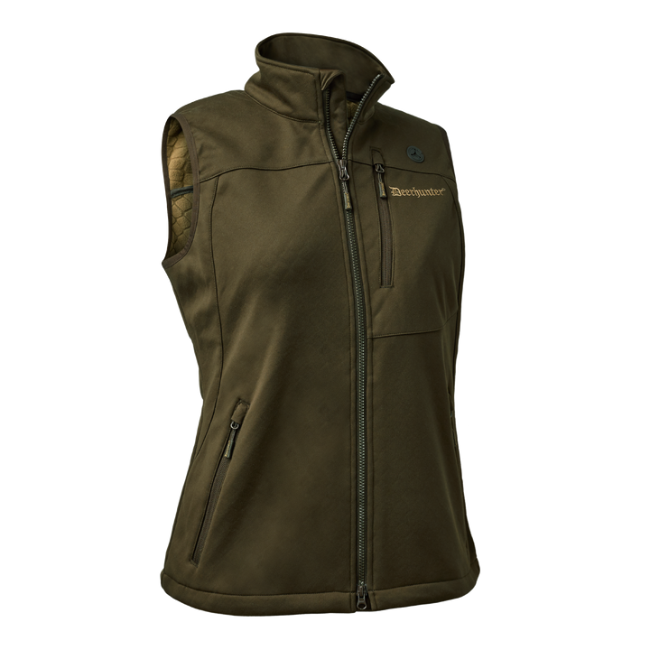 Deerhunter Lady Excape Softshell Waistcoat Art Green