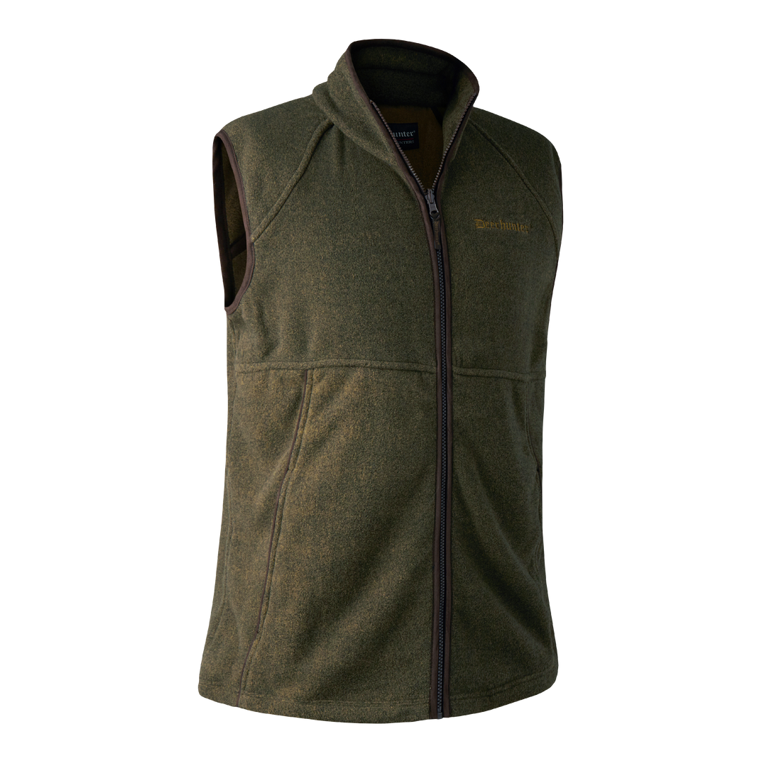 Deerhunter Wingshooter Fleece Waistcoat Graphite Green