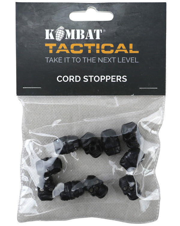 Kombat UK Skull Cord Stoppers - Black