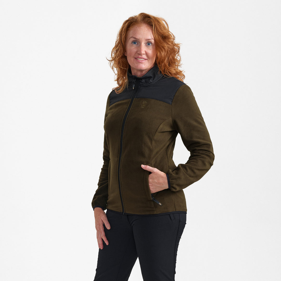 Deerhunter Lady Northward Fleece Jacket Chestnut Brown