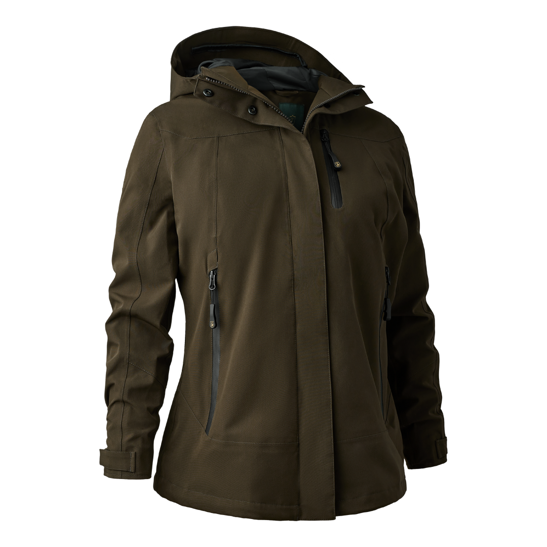 Deerhunter Lady Sarek Shell Jacket with hood Fallen Leaf 36