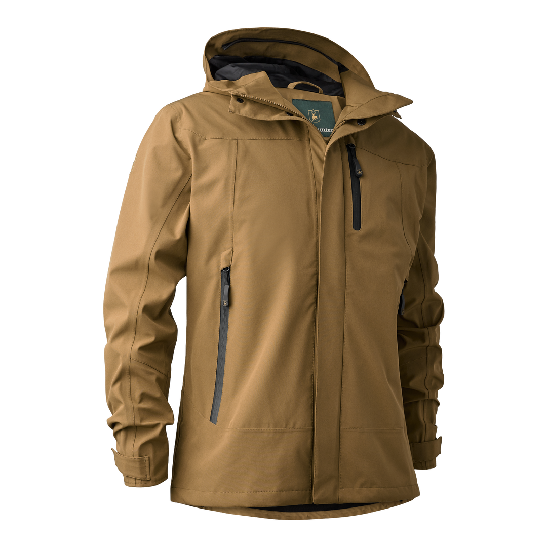 Deerhunter Sarek Shell Jacket with hood Butternut