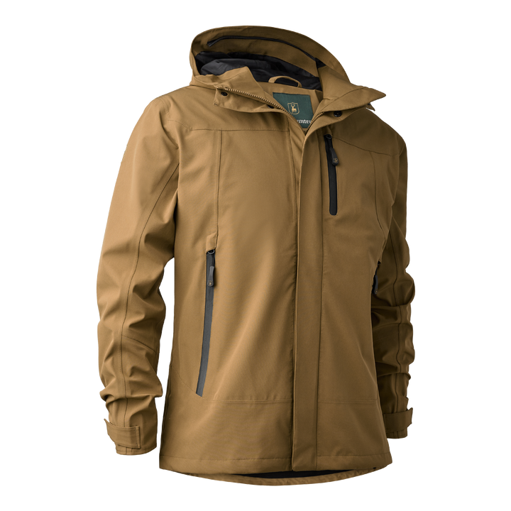 Deerhunter Sarek Shell Jacket with hood Butternut