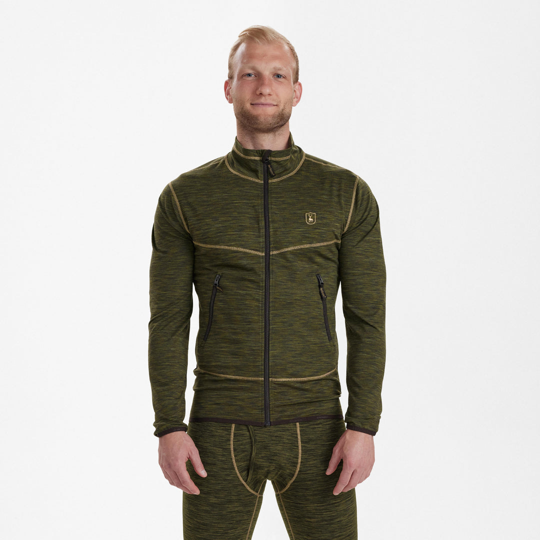 Deerhunter Norden Insulated Fleece Green Melange