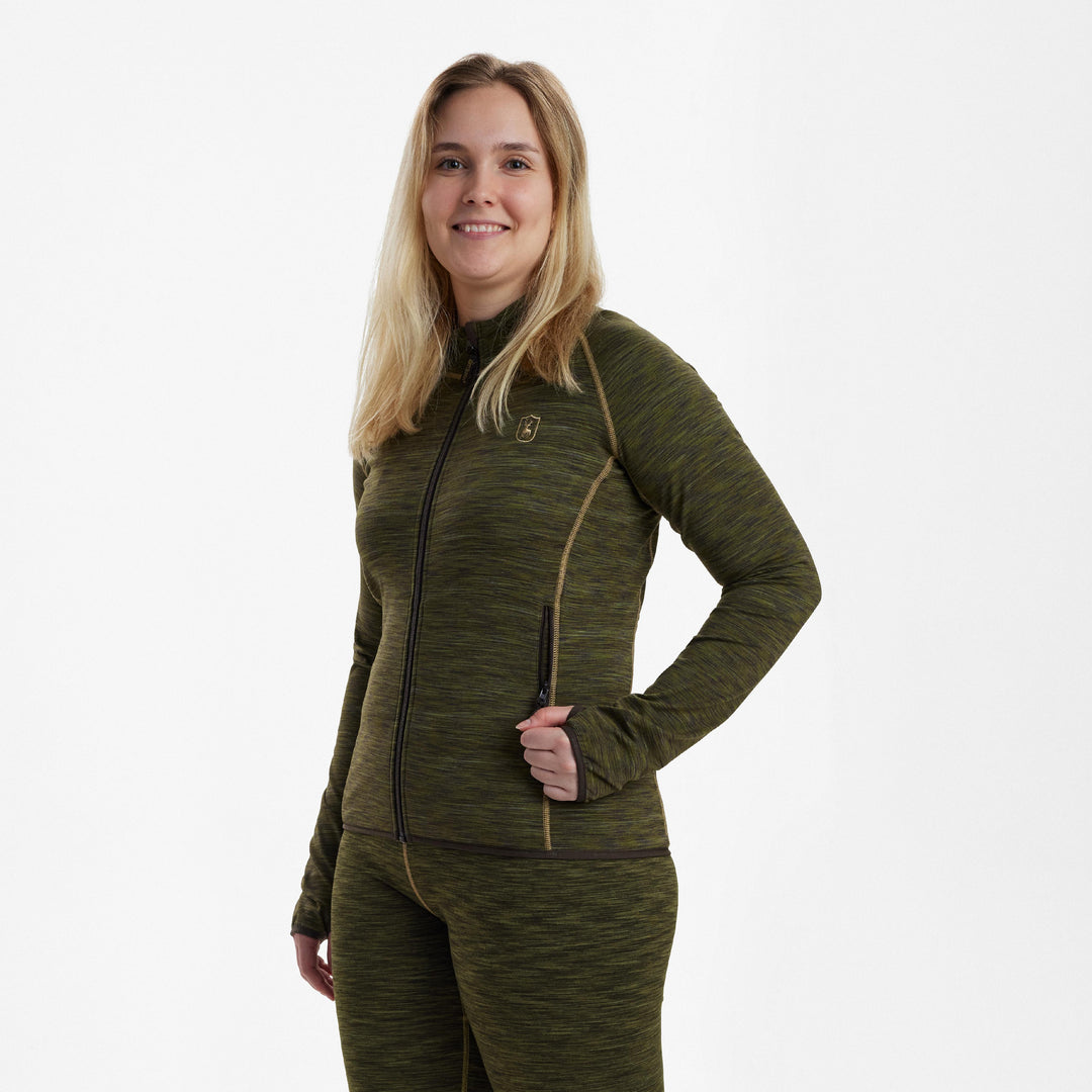 Deerhunter Lady Insulated Fleece Green Melange